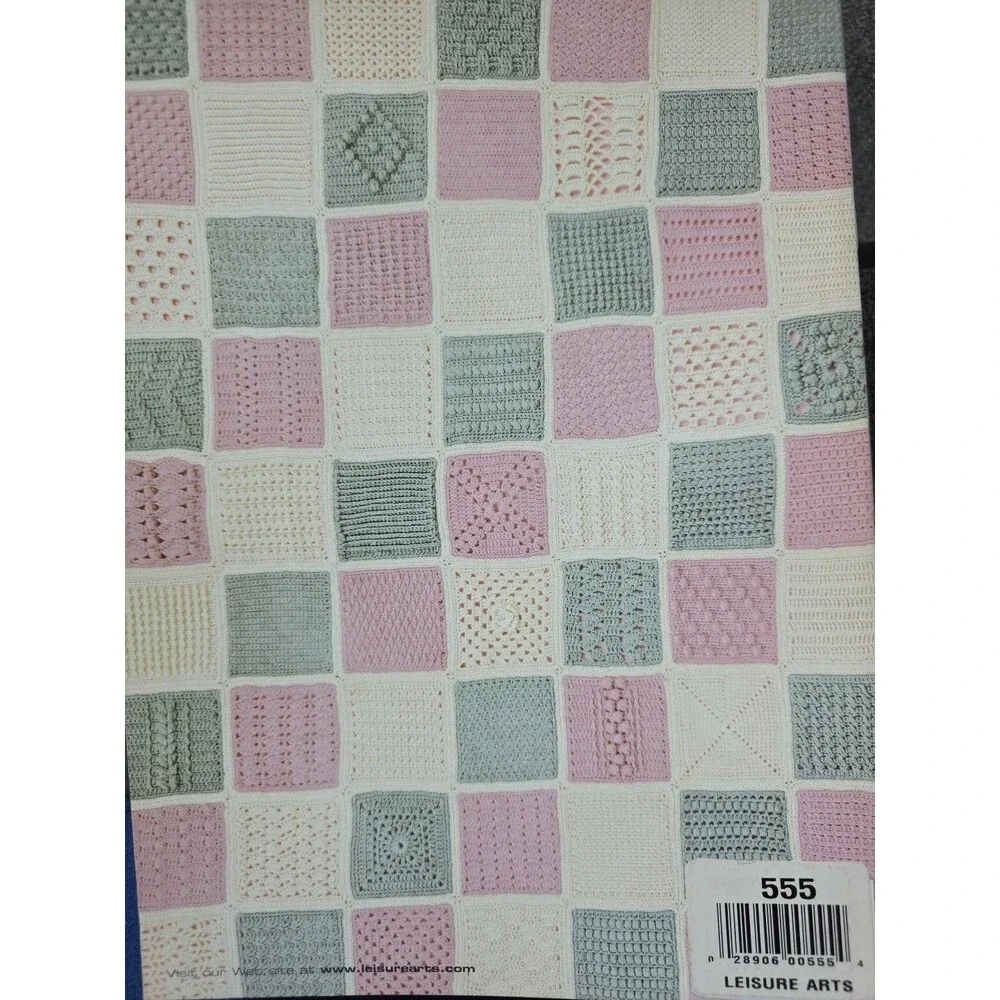 VTG Leisure Art 63 Easy To Crochet Pattern Stitches 1987 Leaflet 555 Crafts Sims